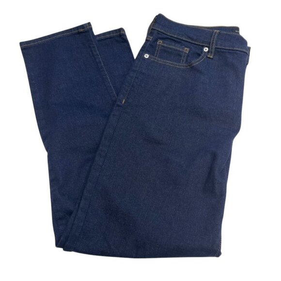 Banana Republic Denim - Banana Republic Dark Blue Wash Jeans Women’s Size 31/12 Slim Straight Mid Rise